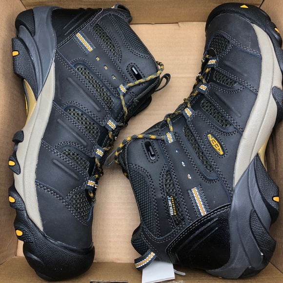 New Keen Mens Lansing Mid Wp Steel Toe 